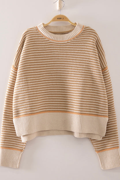 Very J Striped Sweater