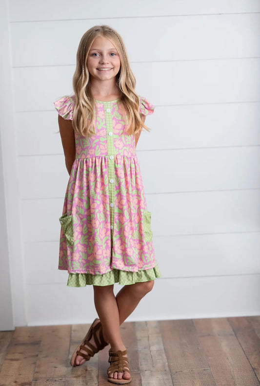 Sweet Pea Garden Dress