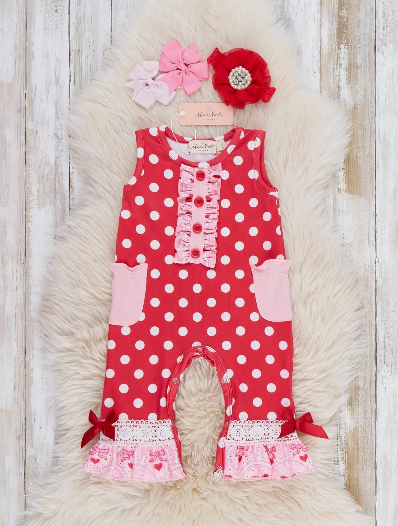 Blush & Bows Romper