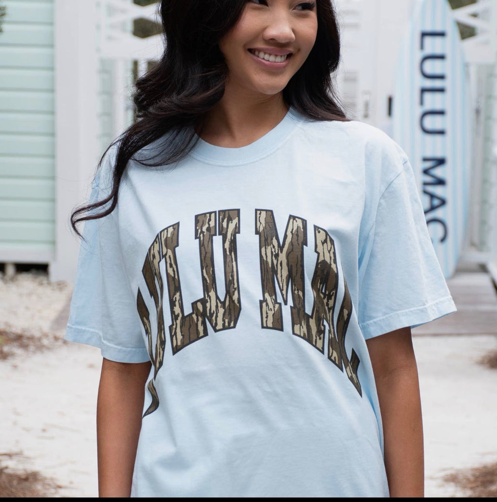 Lulu Mac Mossy Oak Pink Tee