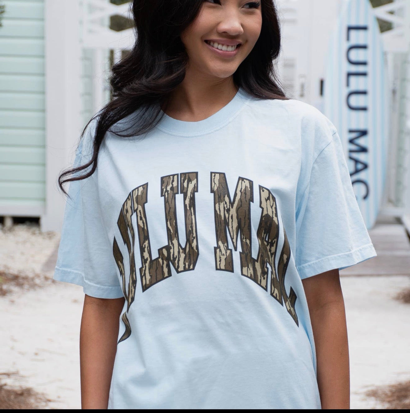 Lulu Mac Mossy Oak Pink Tee