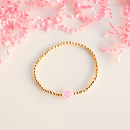 Happy BB Bead Bracelet • Beaded Blondes