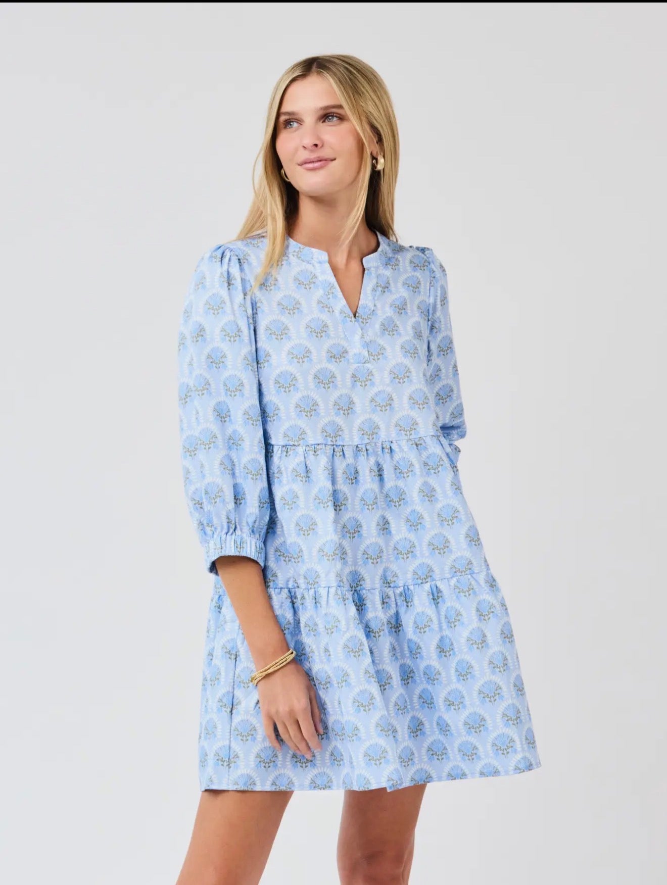 Mary Square Botanical Blooms Dress