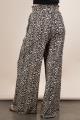 Leopard Print Pleaded Pants