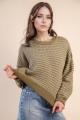 Two Tone Textured Sweater