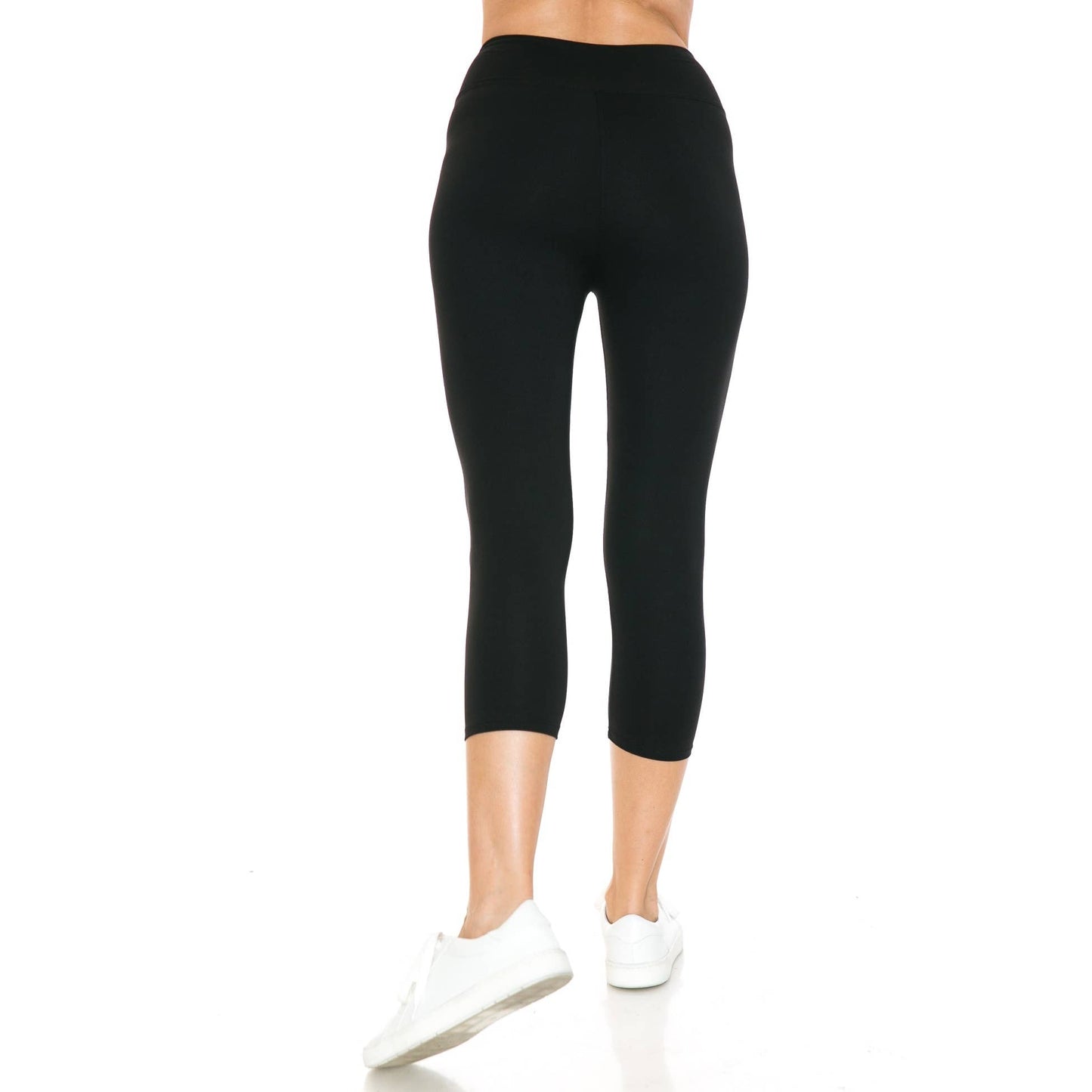 3" Yoga Band Capri Leggings