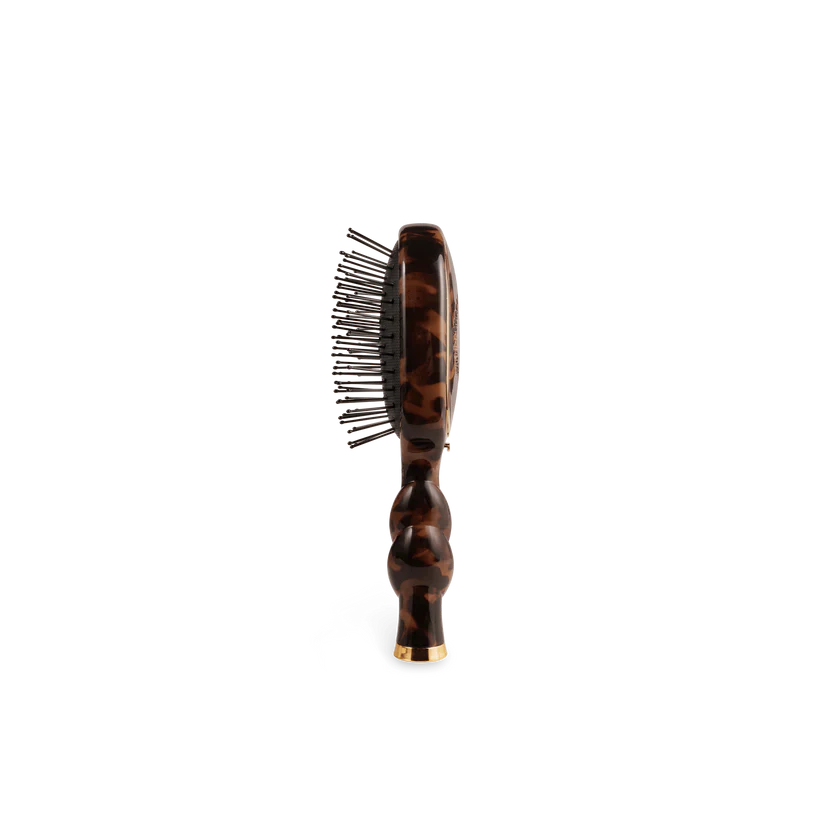 Teleties Mini Detangler Hair Brush for Medium Hair - Tortoise