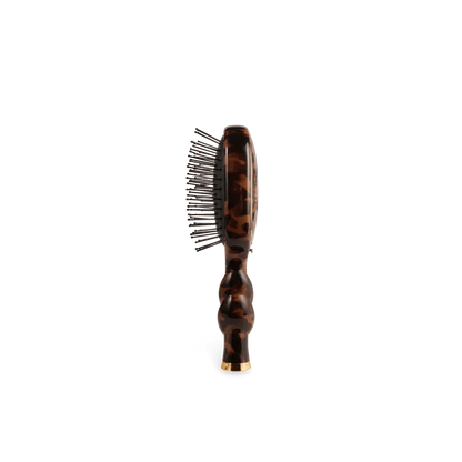 Teleties Mini Detangler Hair Brush for Medium Hair - Tortoise