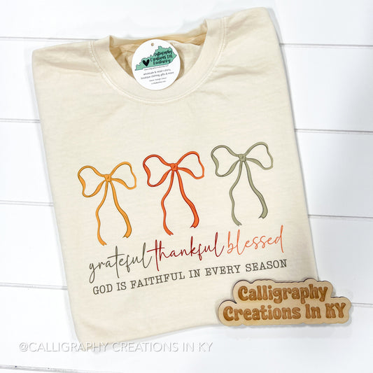 Thankful Bows CC Tee