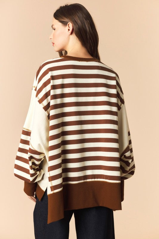 Weekend In Stripes Sweatshirt