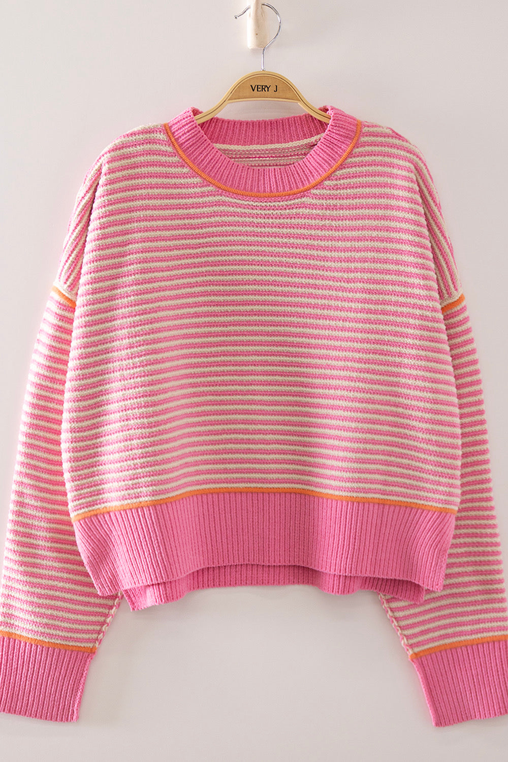 Very J Striped Sweater