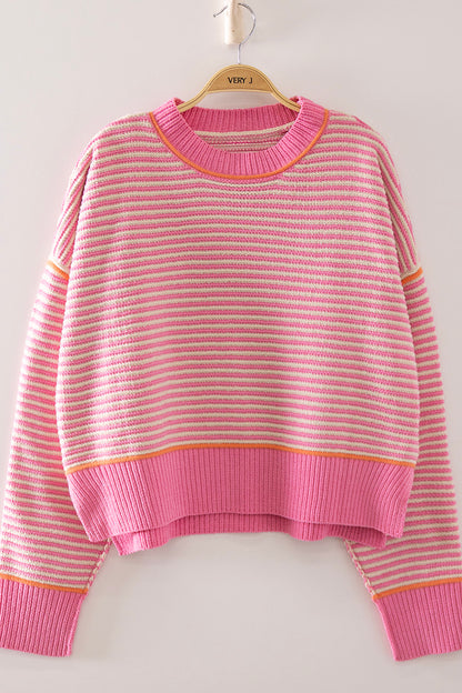 Very J Striped Sweater