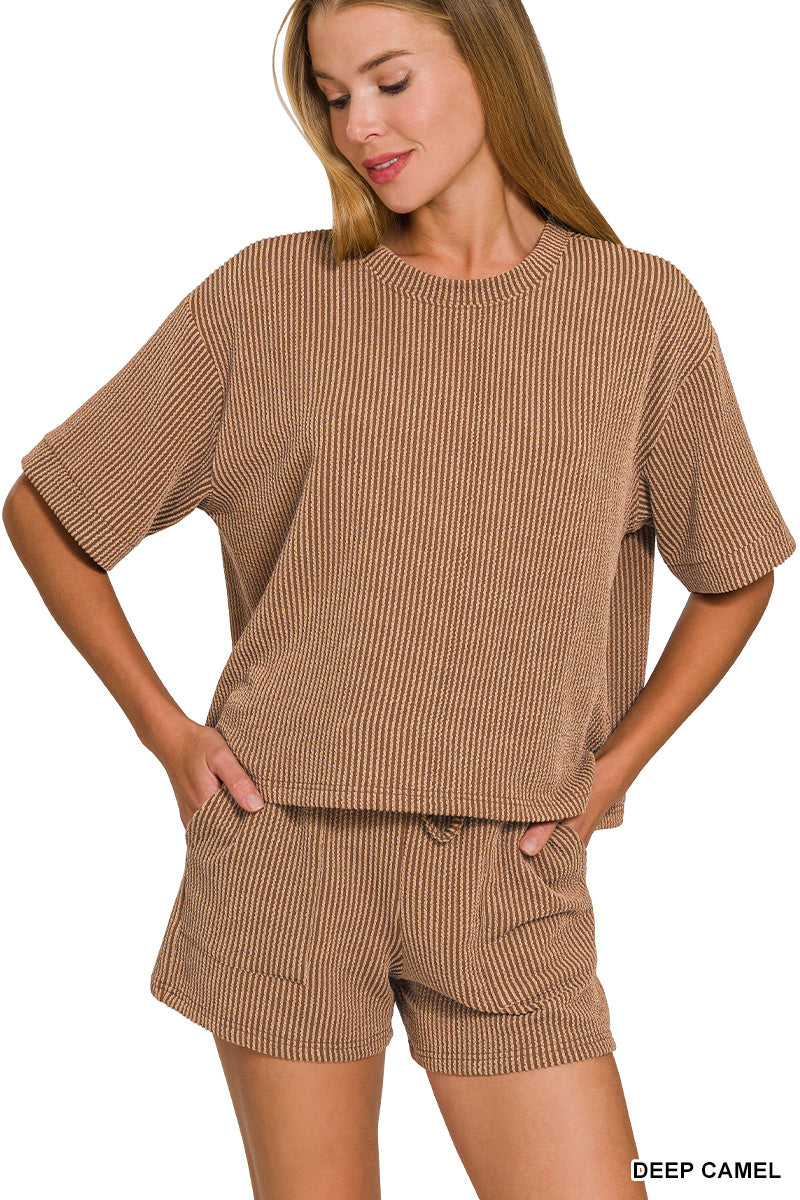Raised Rib 2 Piece Set