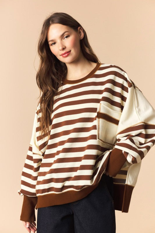 Weekend In Stripes Sweatshirt