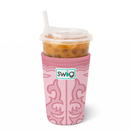 Boot Scootin’ Pink - Medium Swig Iced Cup Coolie