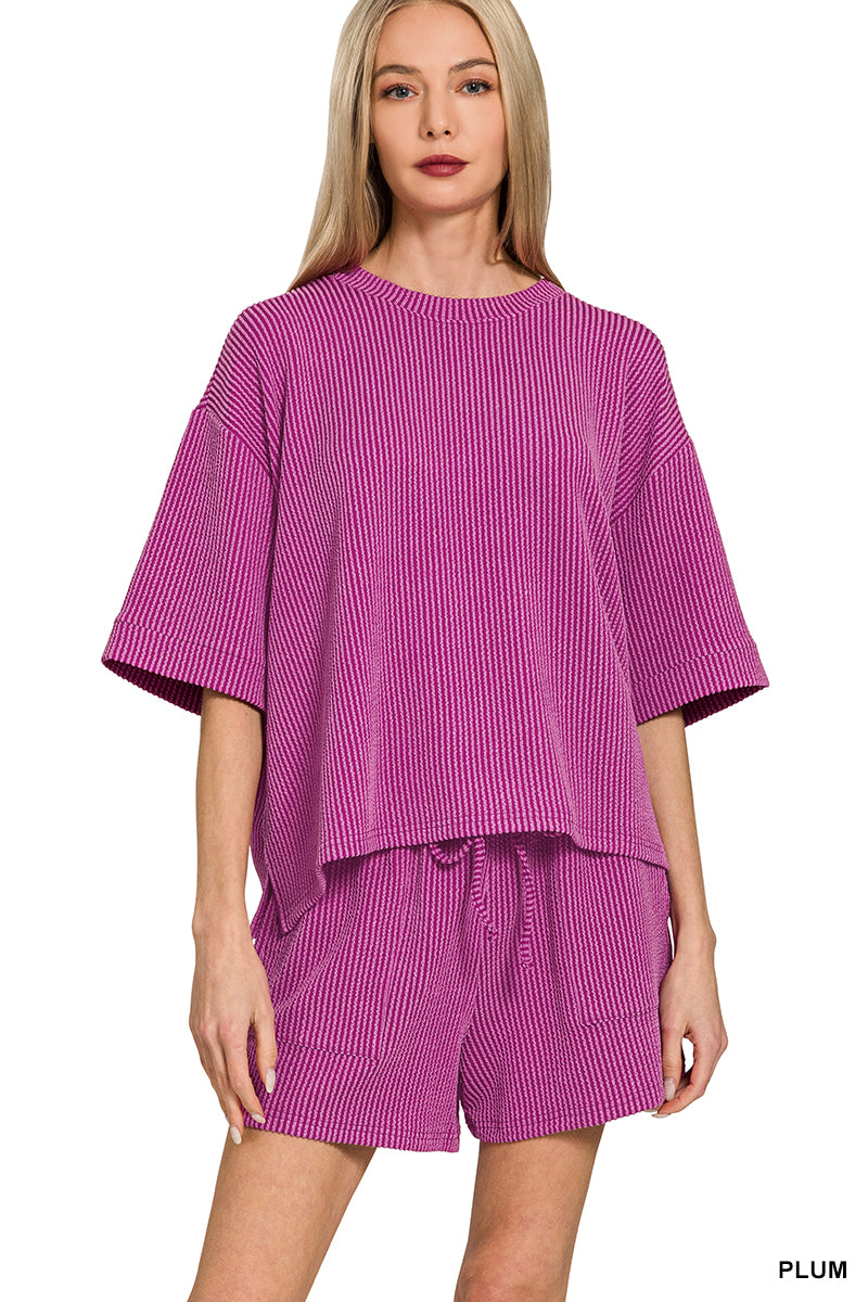 Raised Rib 2 Piece Set