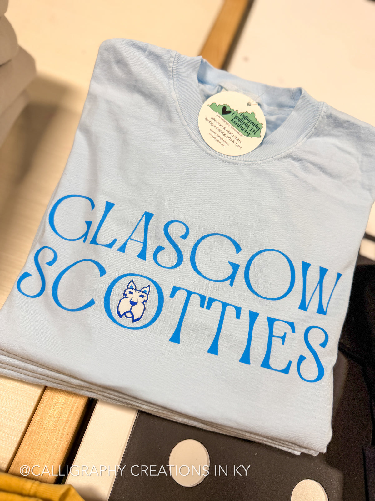Glasgow Scotties Simple Font CC Tee