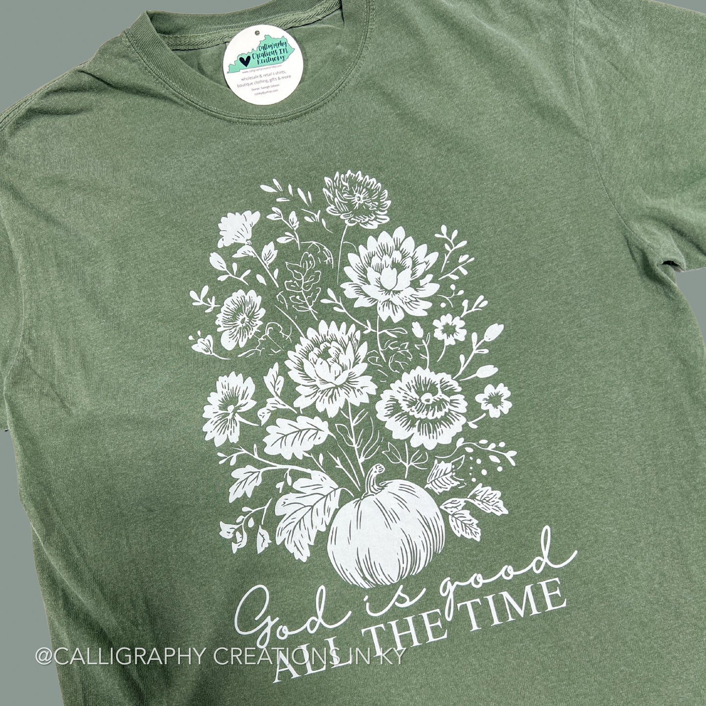 Moss | God Is Good Fall CC Tee - Talk of the Town