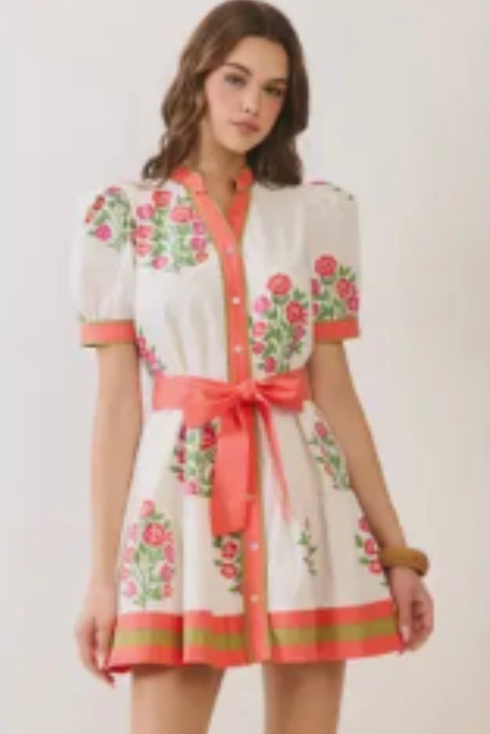 Sunset Blossom Dress
