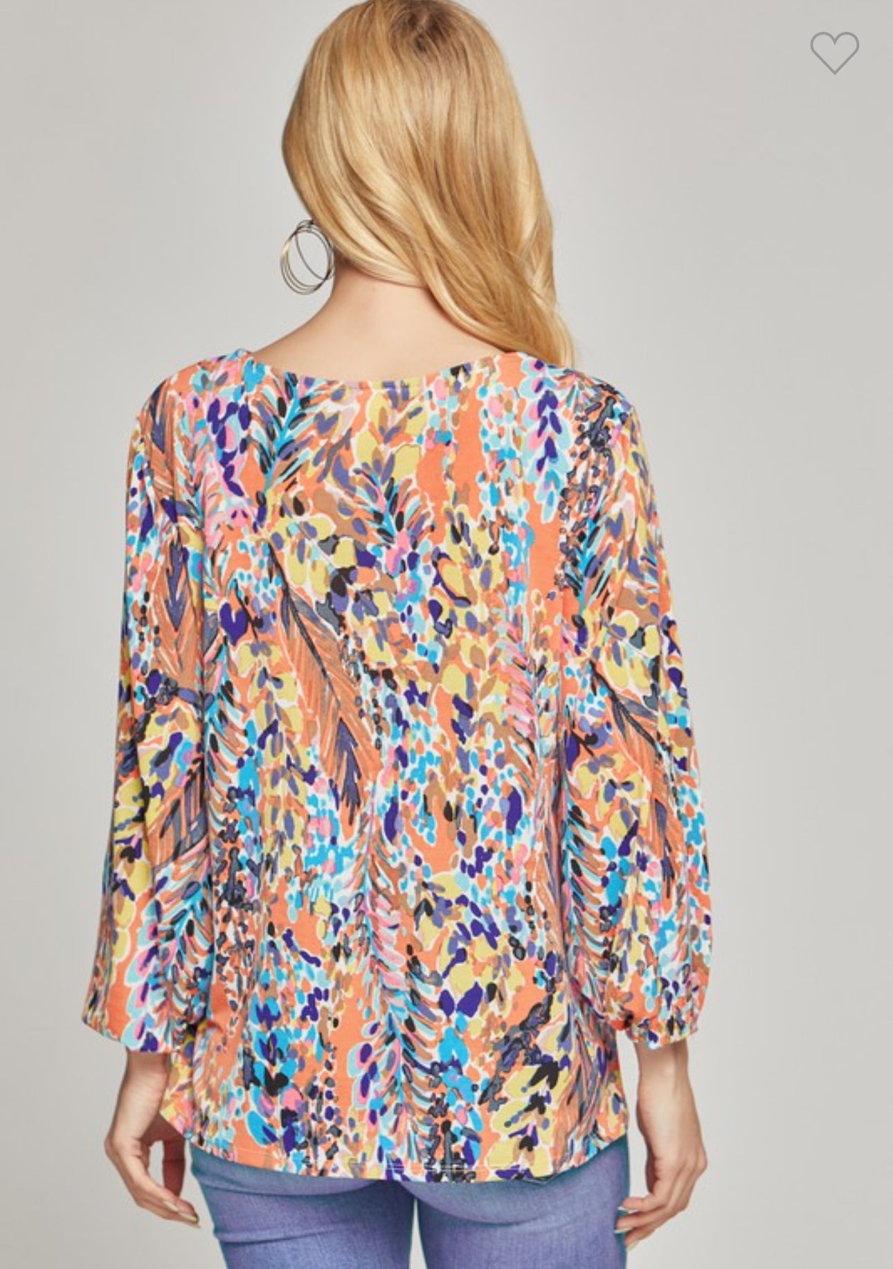 Floral Balloon Top