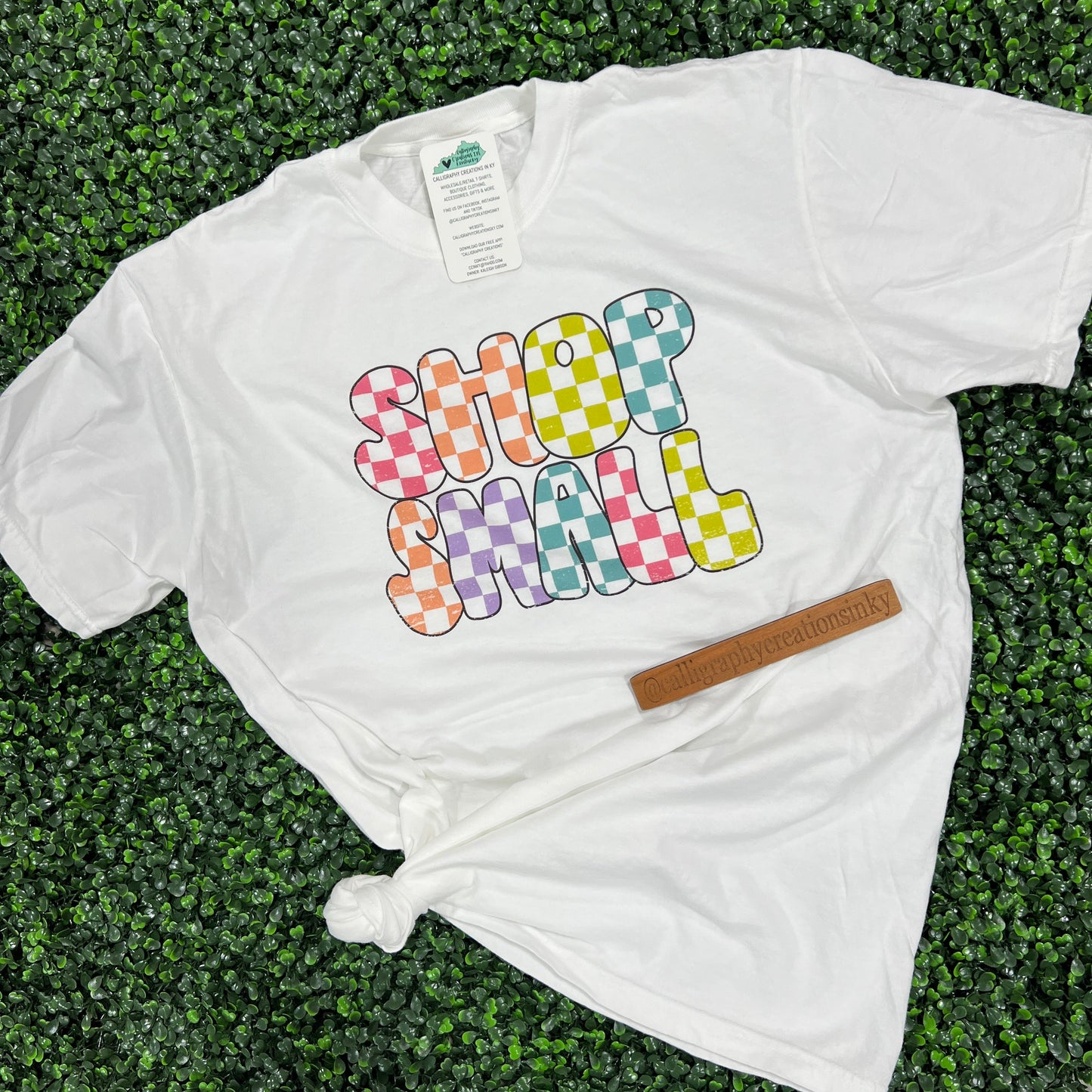 Checkered Shop Small Tee