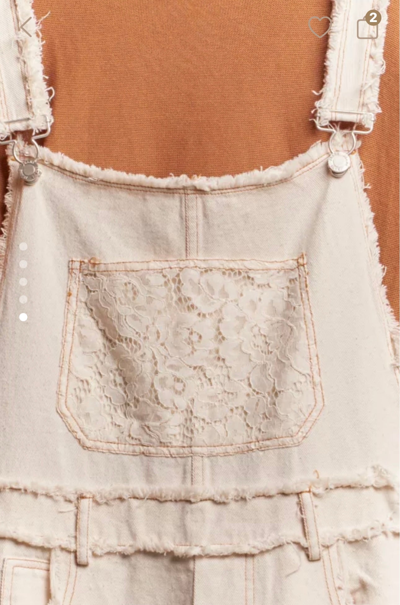 BB-Denim Crochet patchwork Overalls