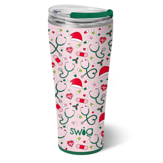 Santa’s Scrubs 32 oz Swig Tumbler