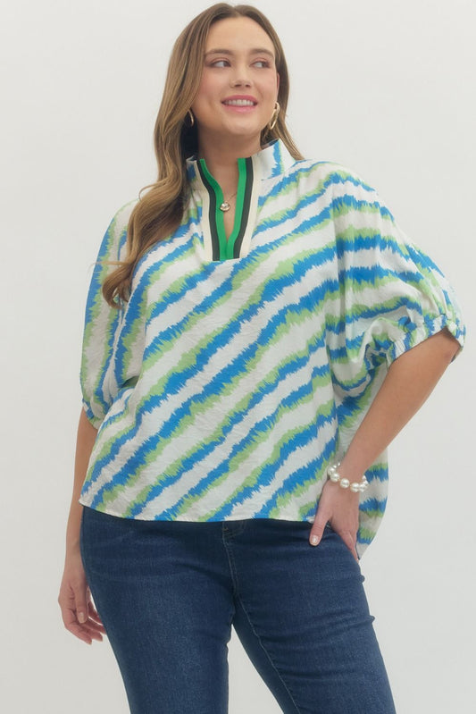 Plus Size Entro Top