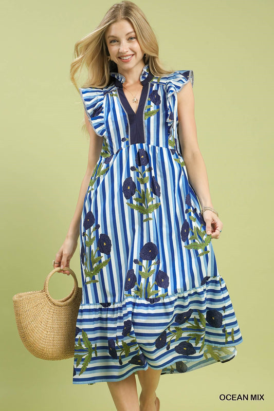 Blue | Spring Vibes Only Dress