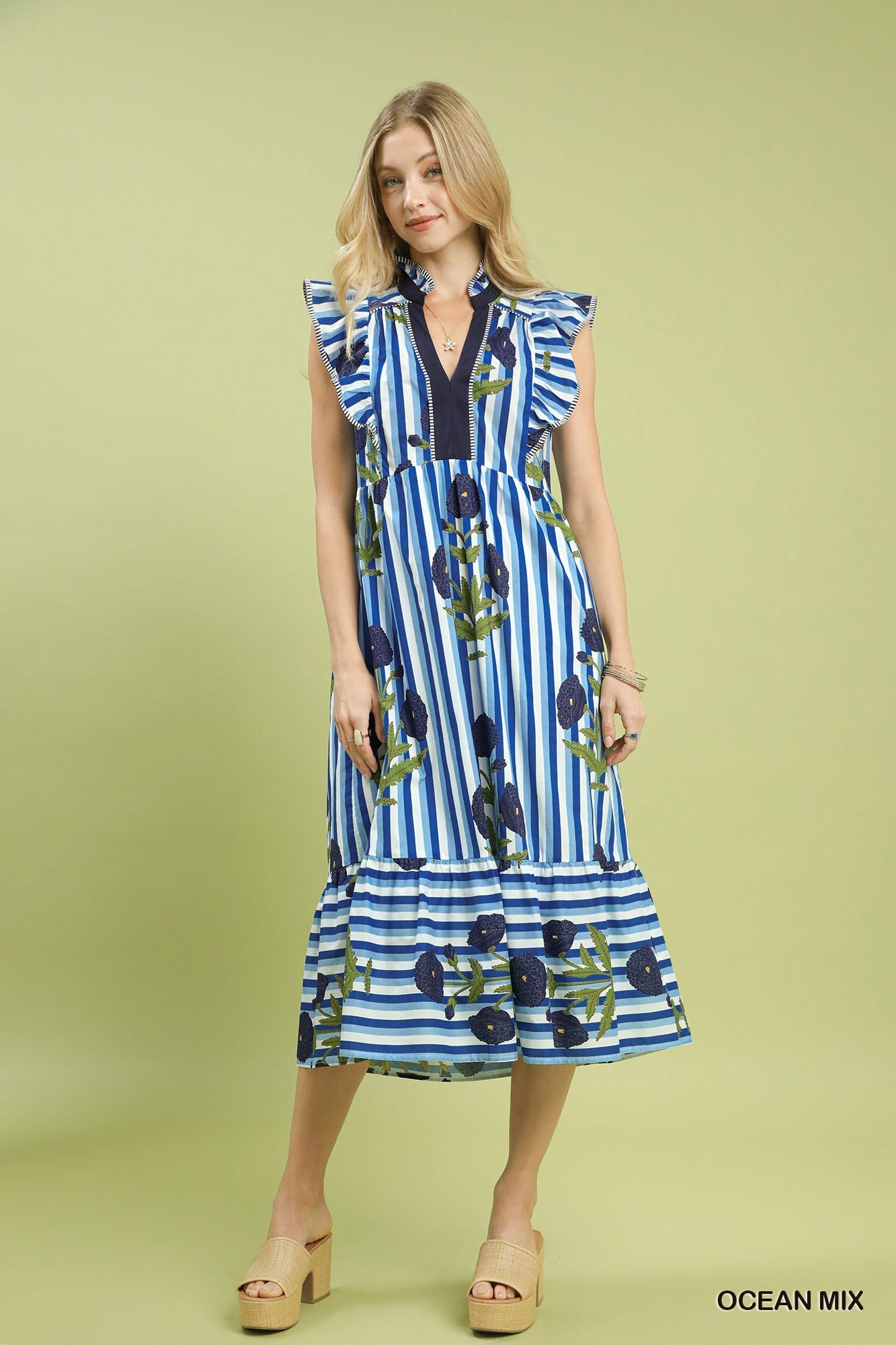 Blue | Spring Vibes Only Dress