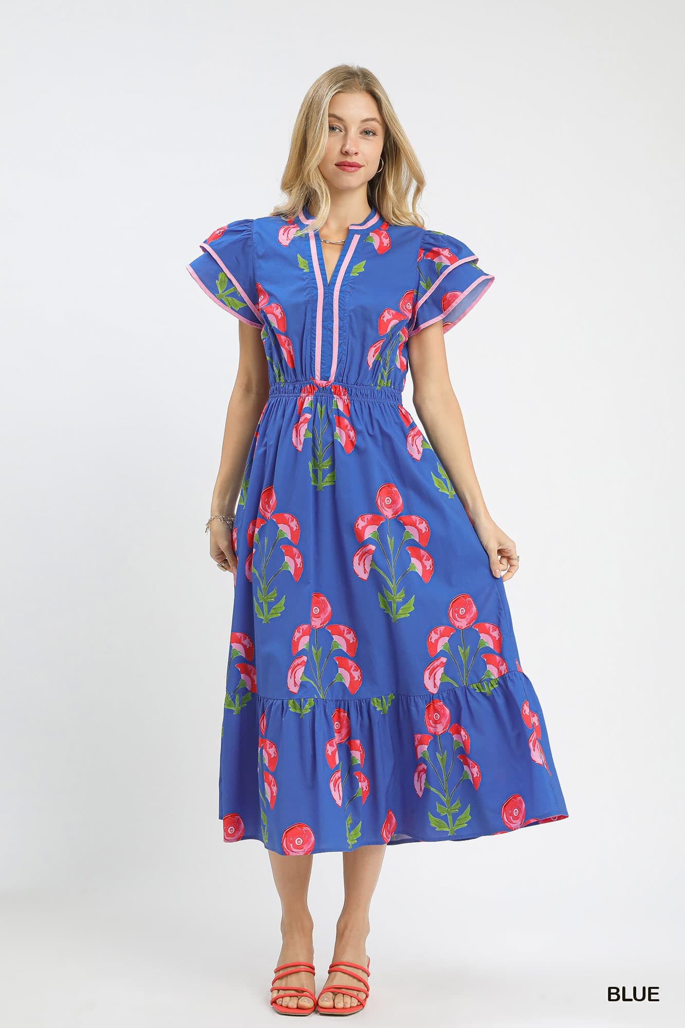 Petals In Paradise Midi Dress