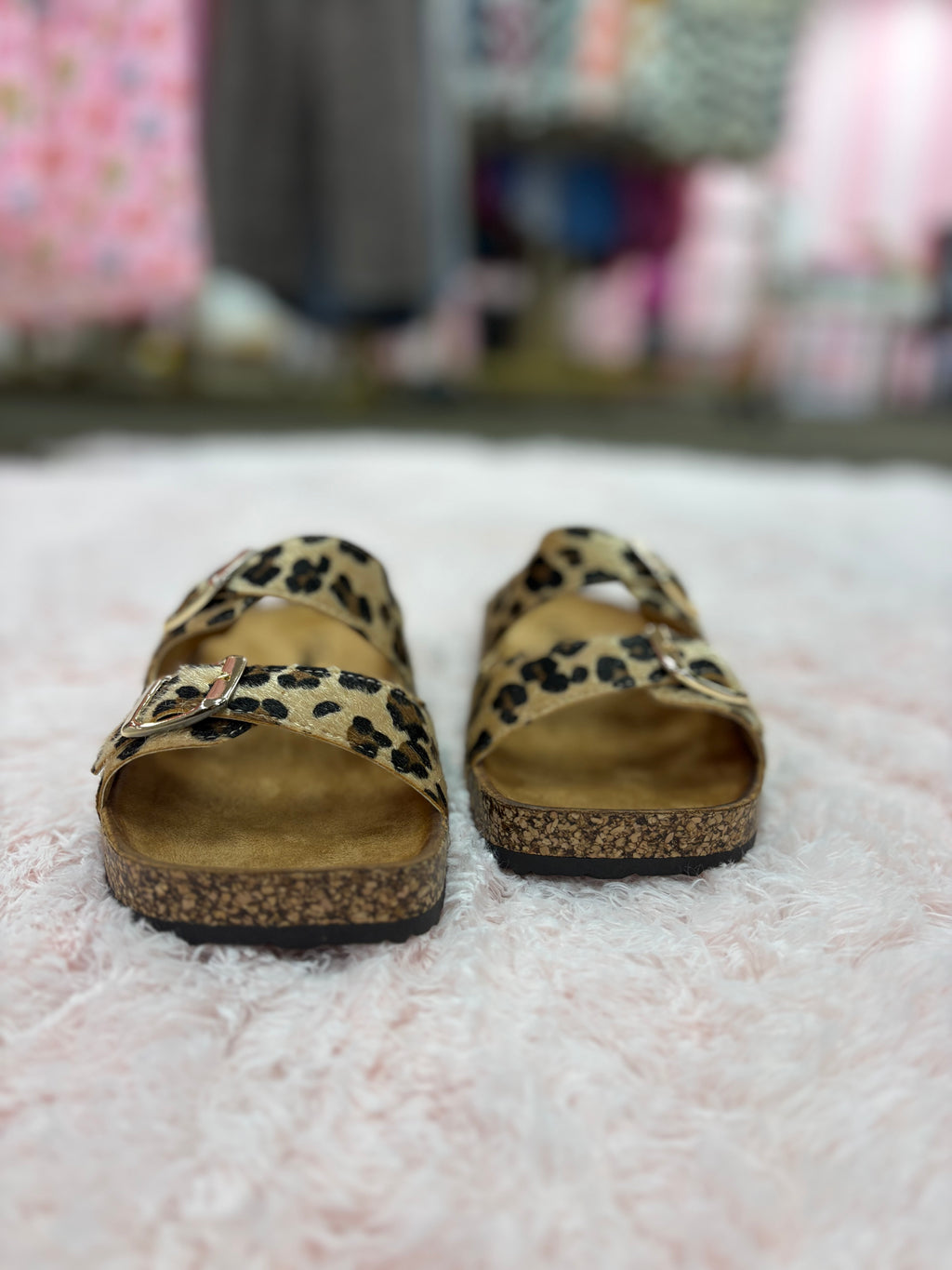Forever Cheetah Sandals