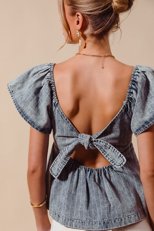 Denim Daydream Top
