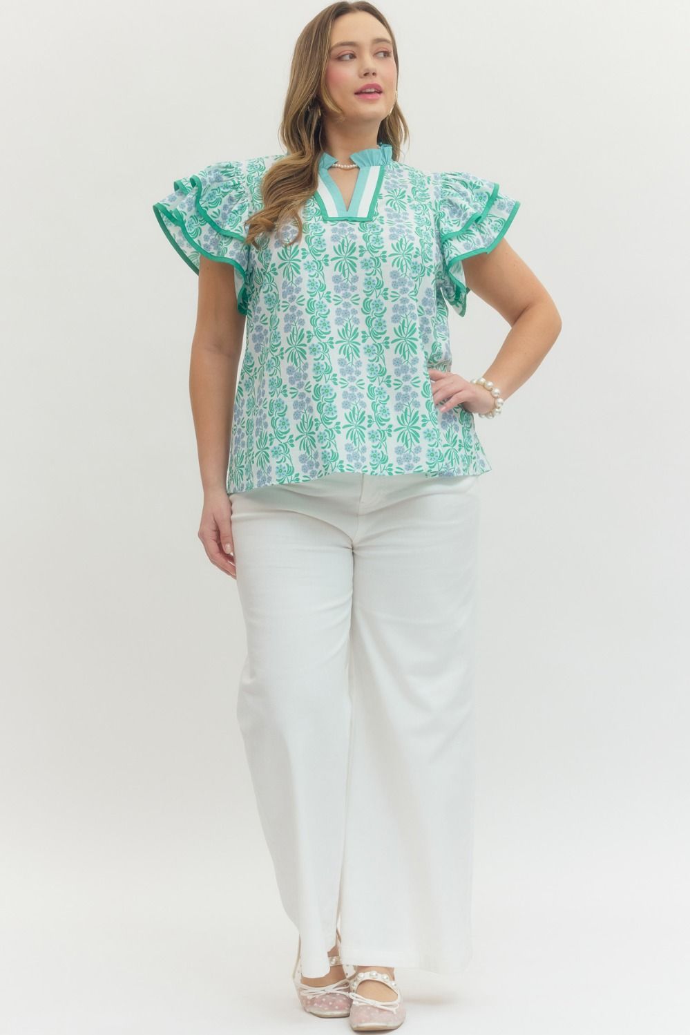 Plus Size Entro Top