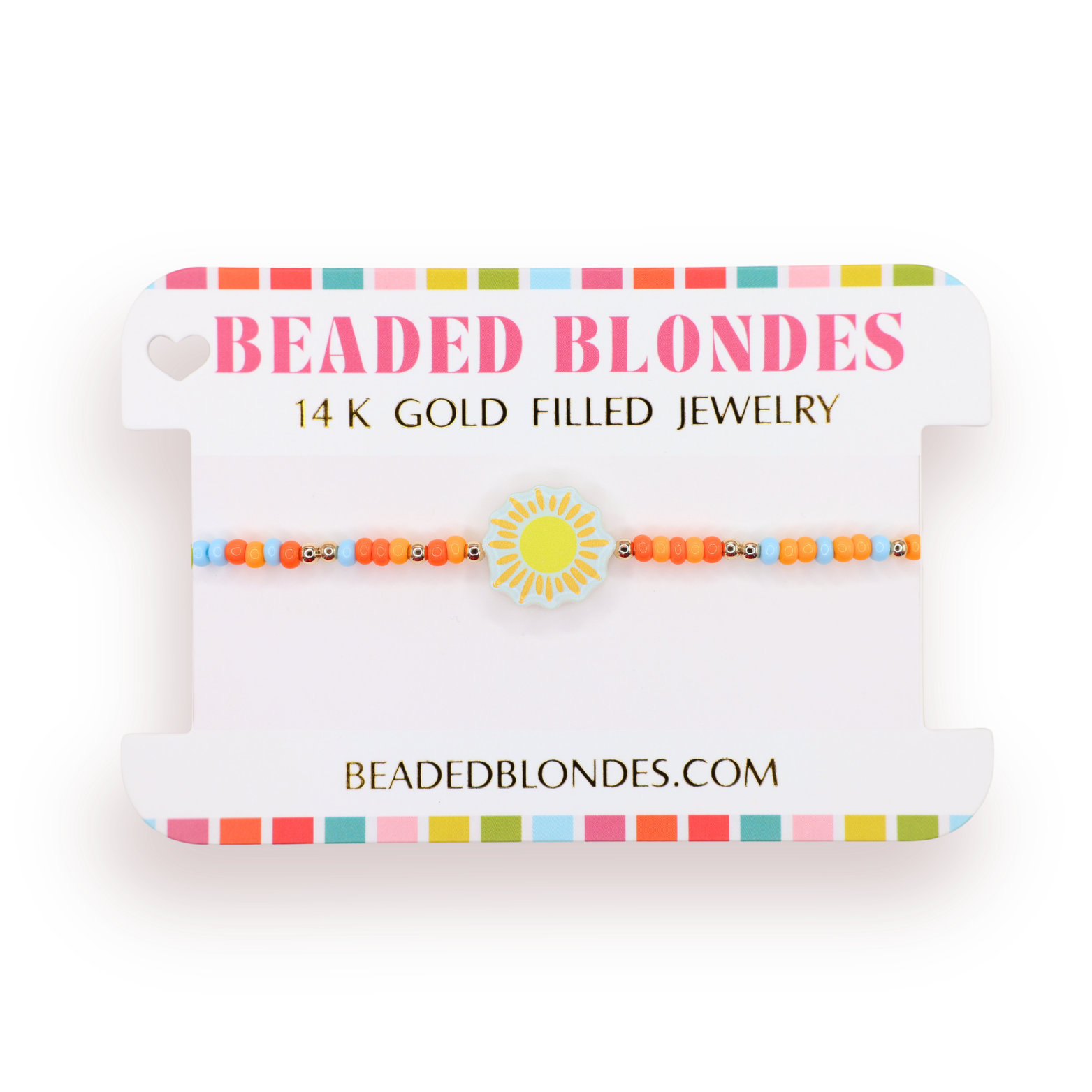 Sunshine Bracelet on Color: Standard 6.75 inch | Beaded Blondes