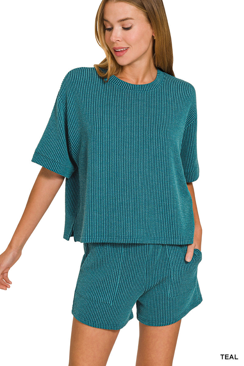 Raised Rib 2 Piece Set