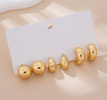 Luxe Sculpted Hoops