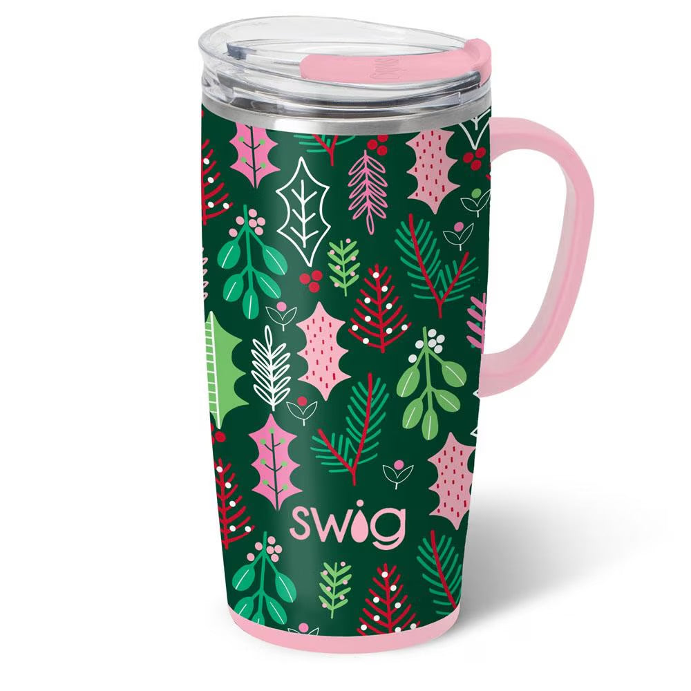 Merry Mistletoe 22 oz Swig Travel Mug