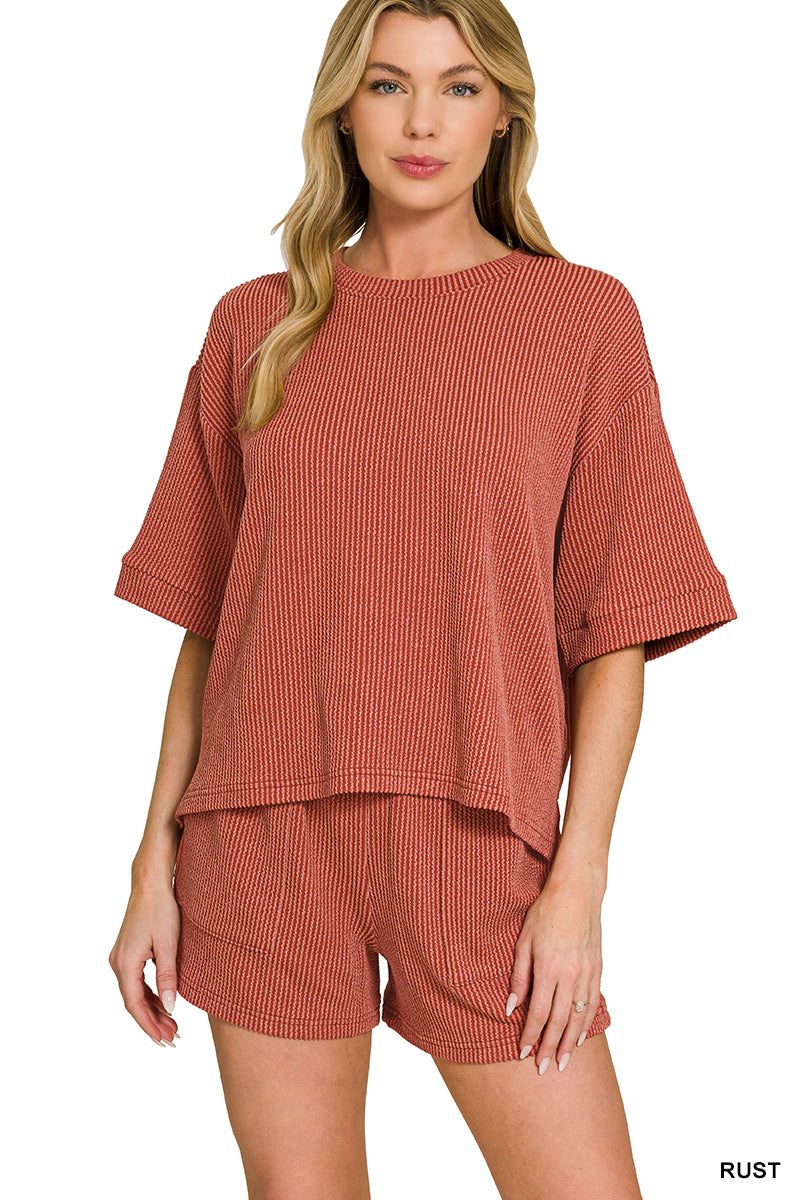 Raised Rib 2 Piece Set