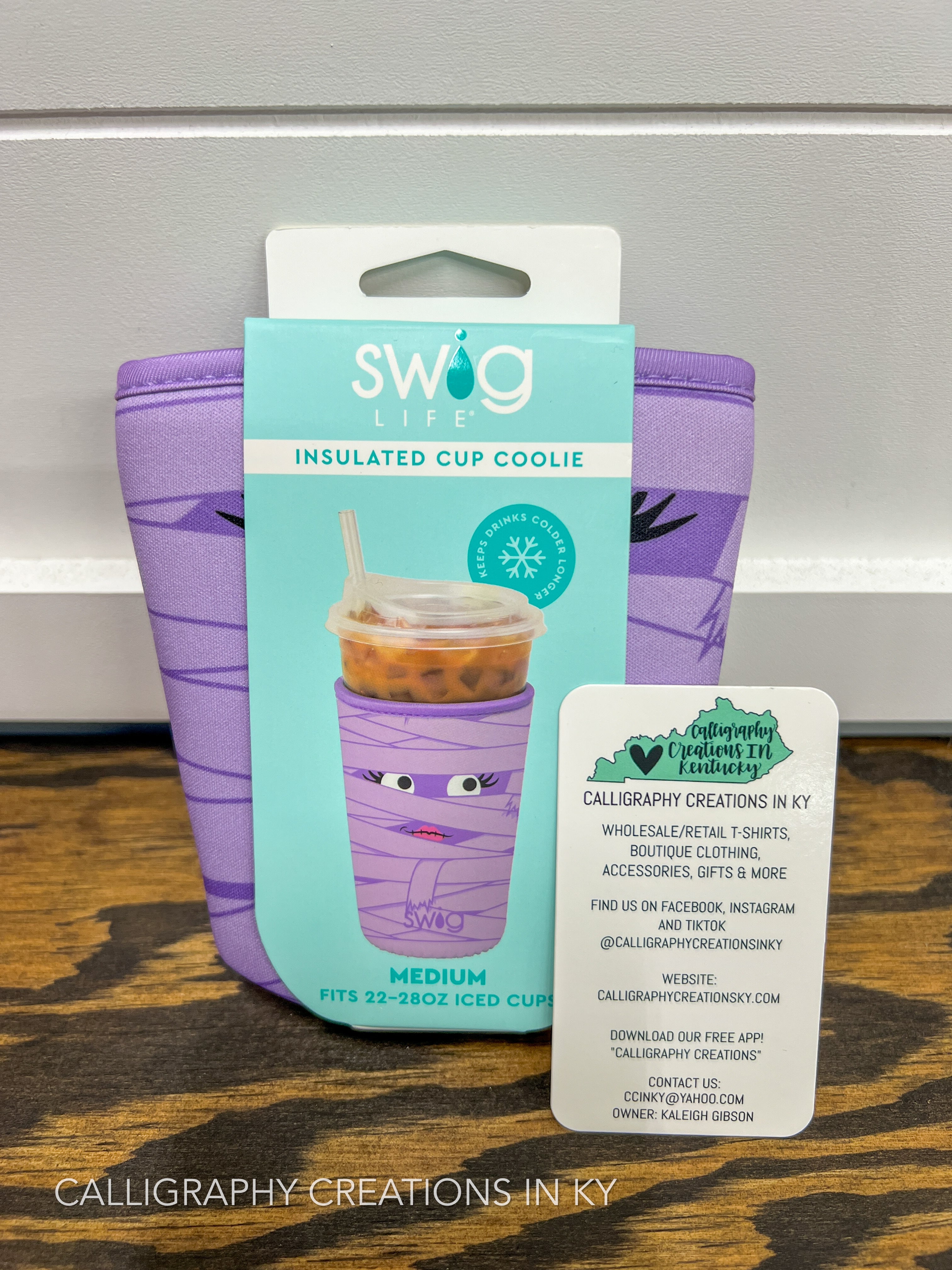Mummy | Boo Crew • Medium Swig Iced Cup Coolie