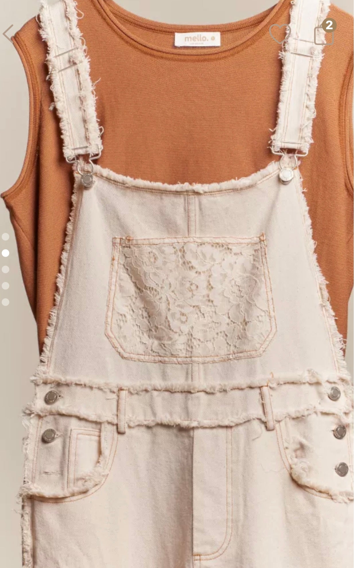 BB-Denim Crochet patchwork Overalls