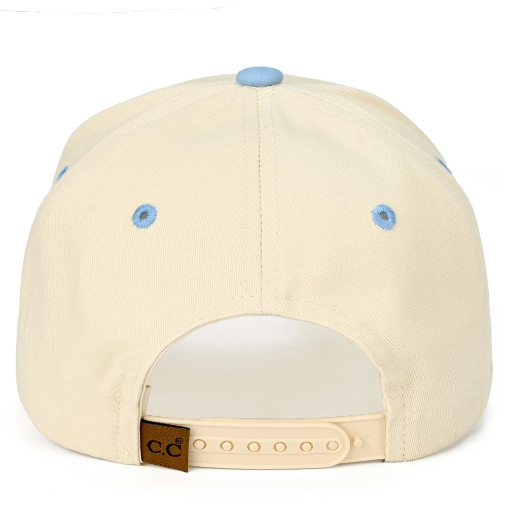 Polka Dot Meet Me At The Lake Embroidered Hat