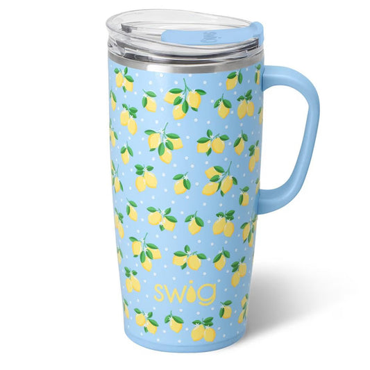 Lemon Meringue 22 oz Swig Travel Mug