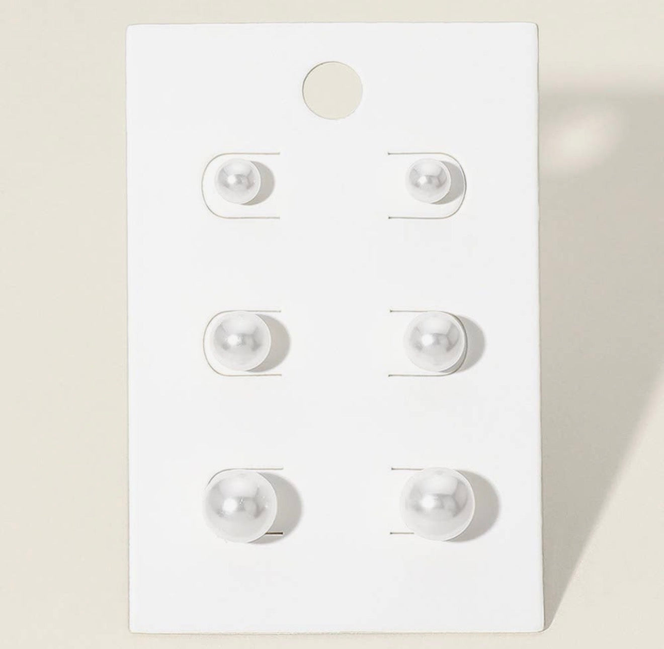 Pearl Stud Earrings