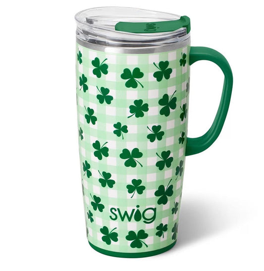 Shamrock the Block 22 oz Swig Travel Mug