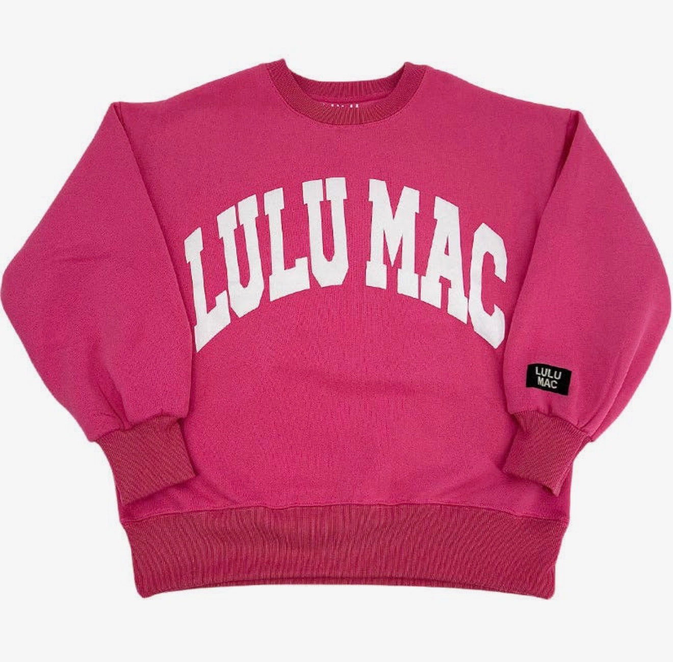 Lulu Mac Hot Pink Sweatshirt