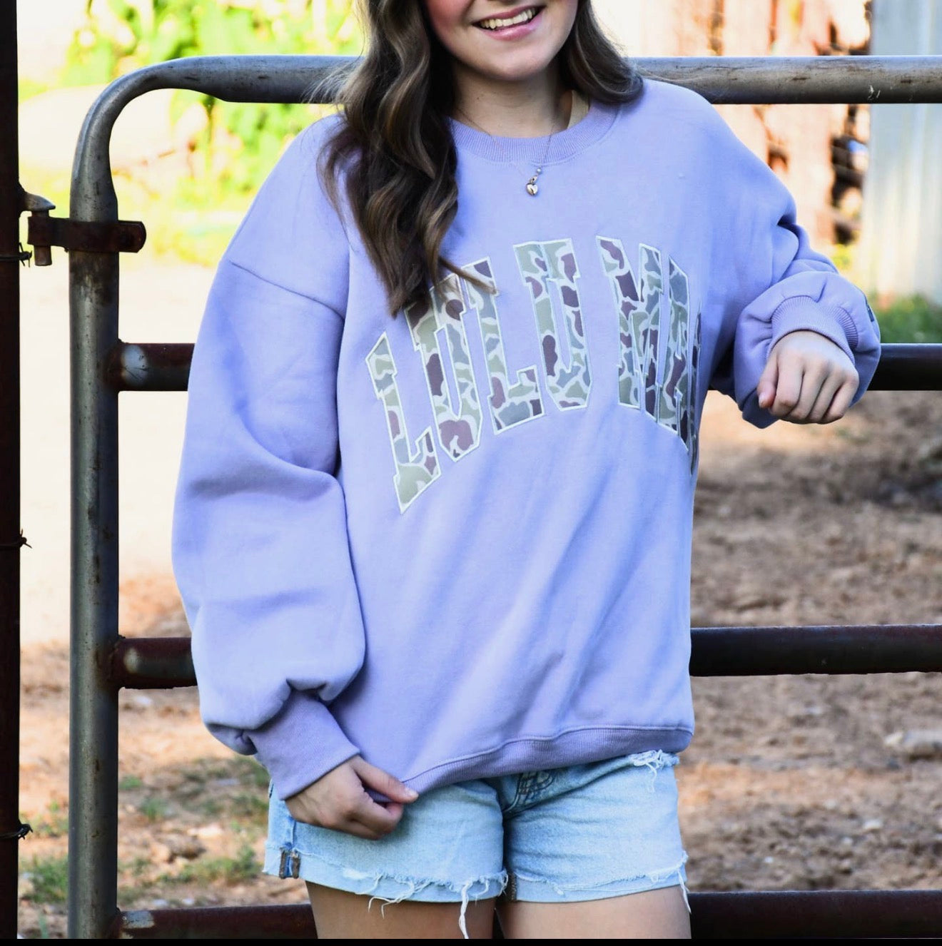 Lulu Mac Camoflage Sweatshirt
