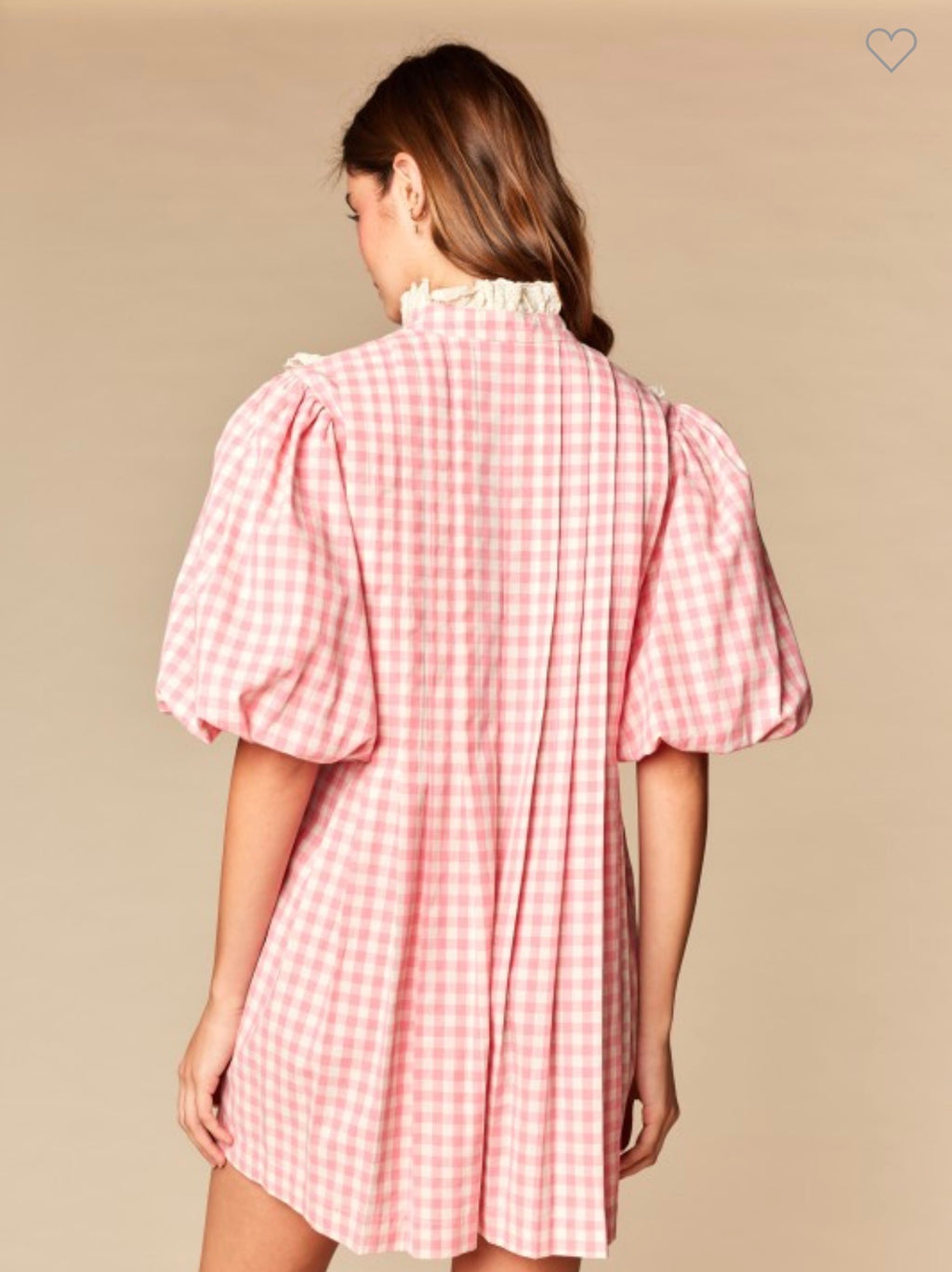 The Heirloom Gingham Romper