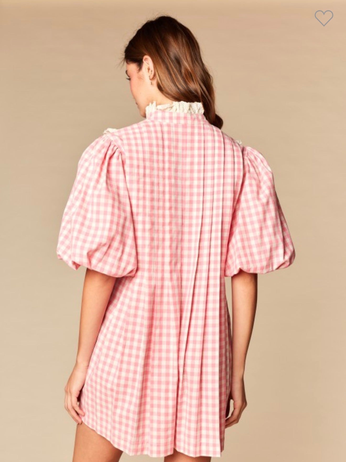 The Heirloom Gingham Romper