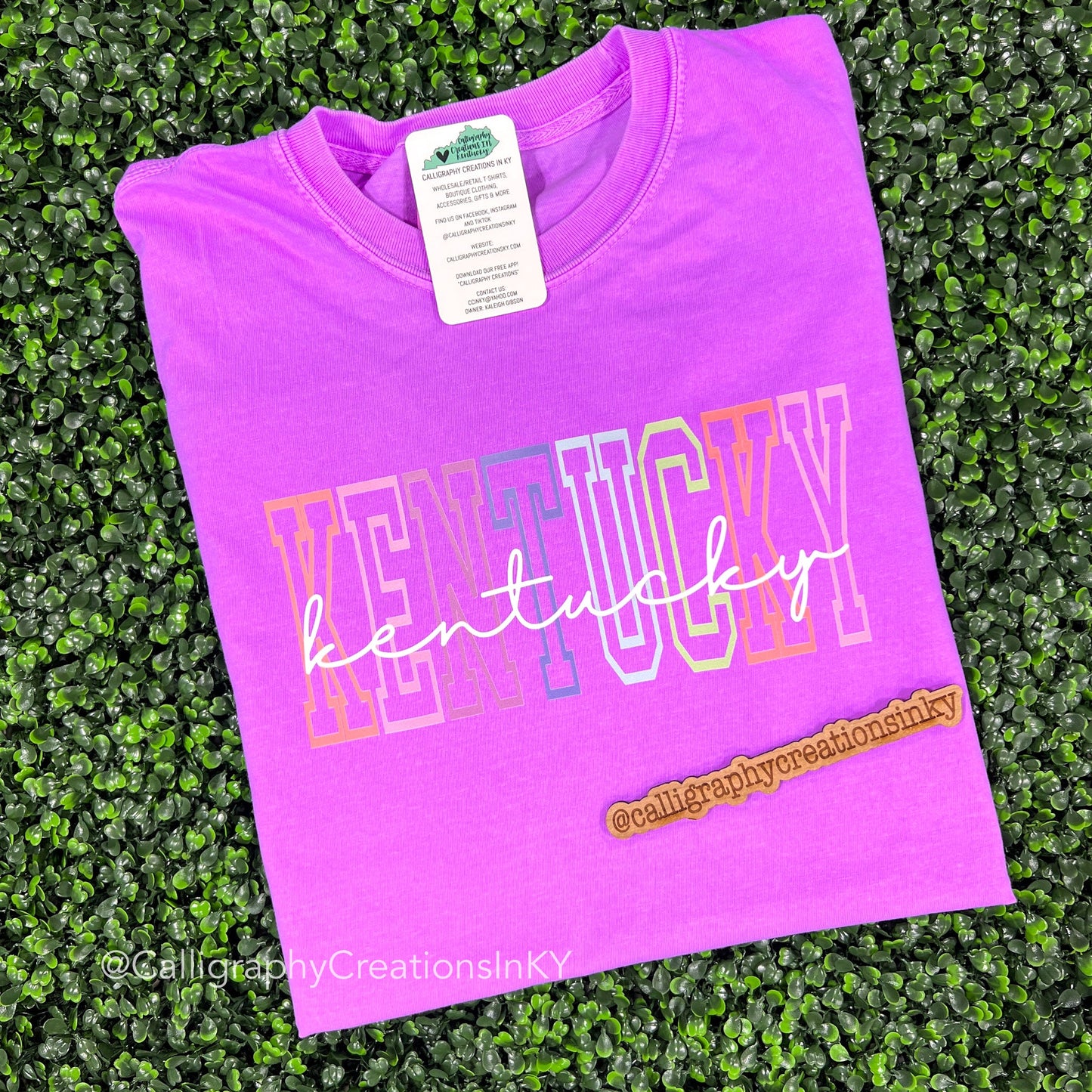 Neon Violet KY Tee